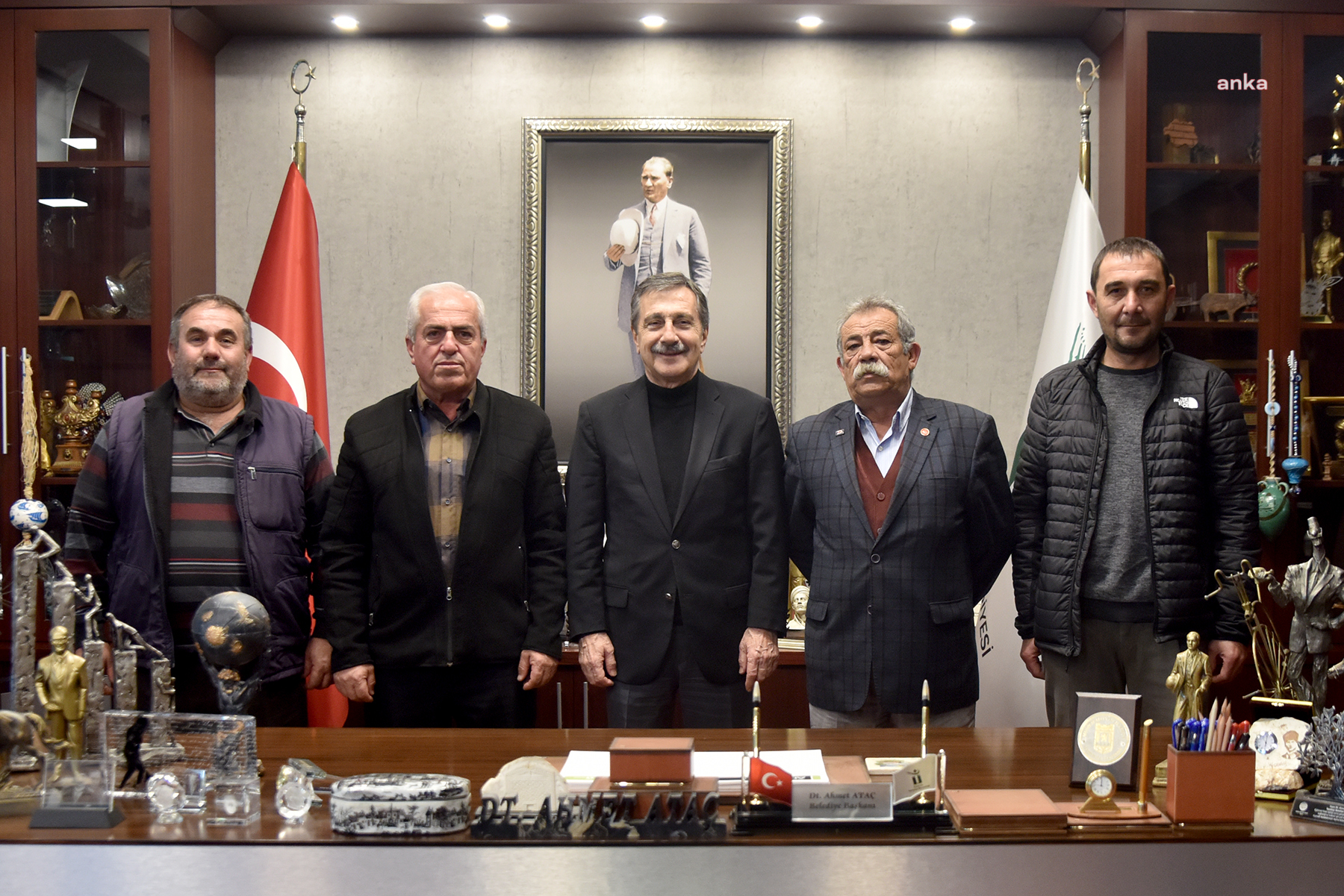 TEPEBAŞI BELEDİYE BAŞKANI ATAÇ, ESKİŞEHİR TAKSİCİLER DERNEĞİ’Nİ AĞIRLADI