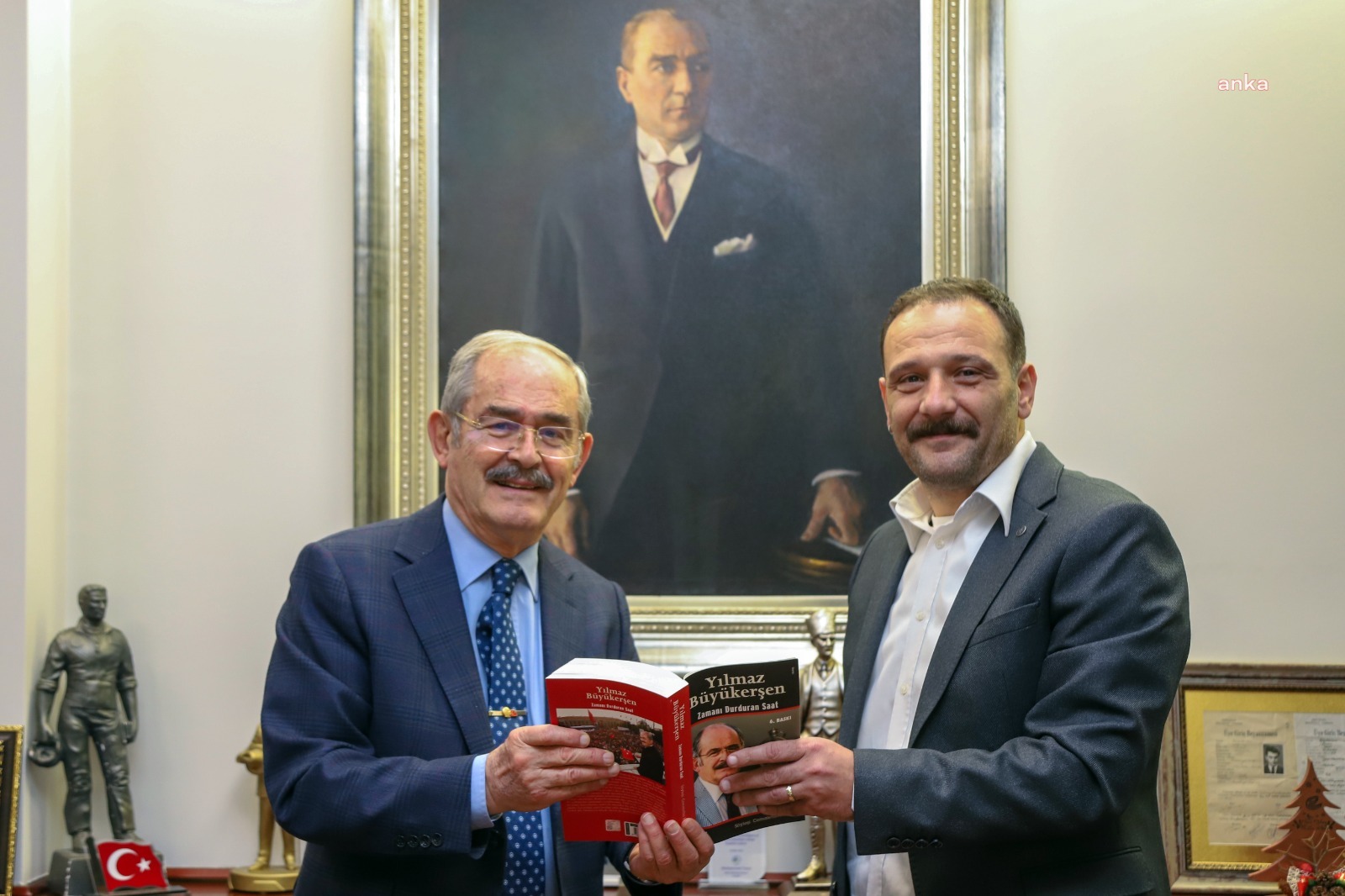 GAZETECİ AYTUNÇ ERKİN’DEN YILMAZ BÜYÜKERŞEN’E ZİYARET