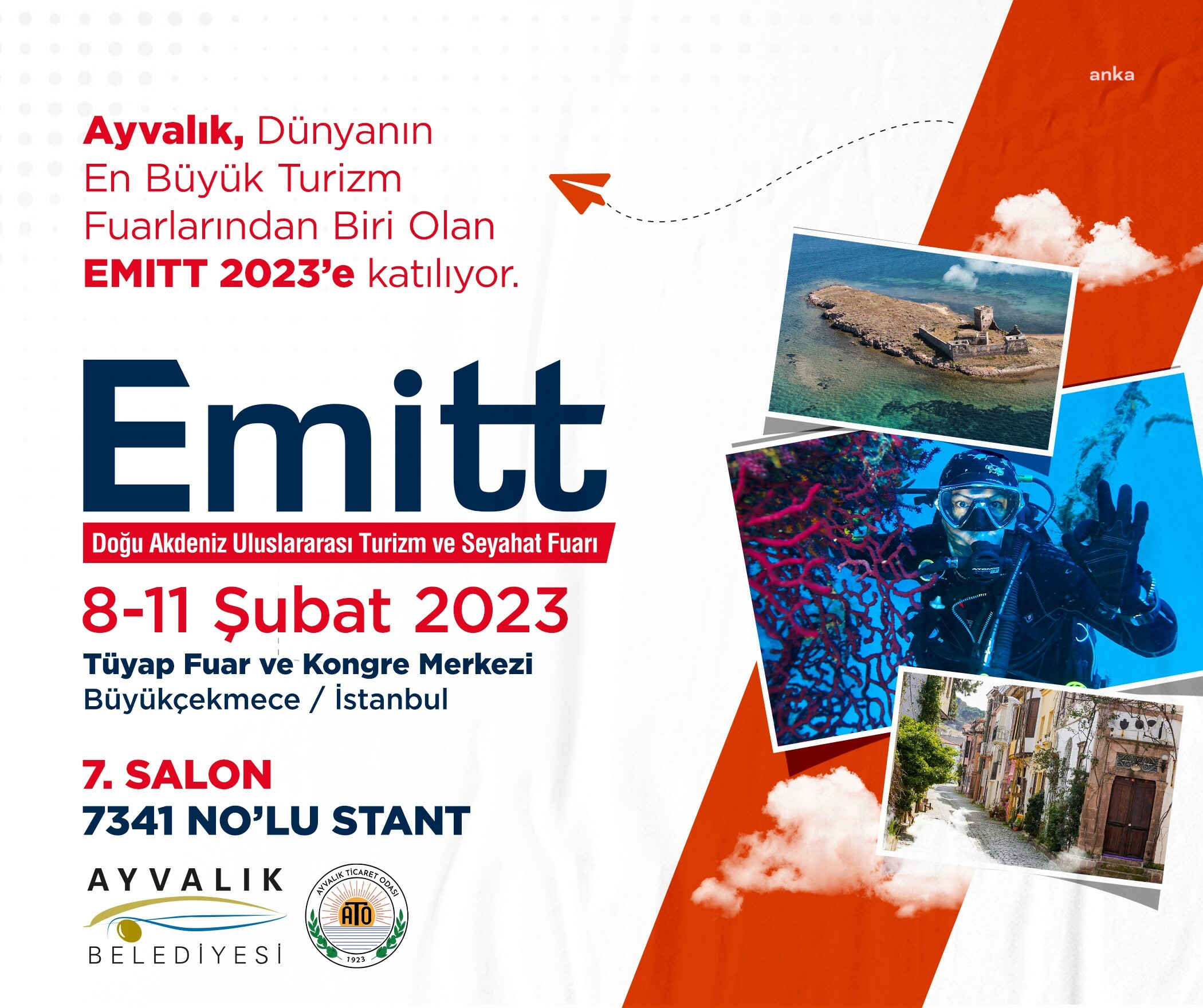 AYVALIK BELEDİYESİ ‘İSTANBUL EMITT’TEKİ YERİNİ ALDI