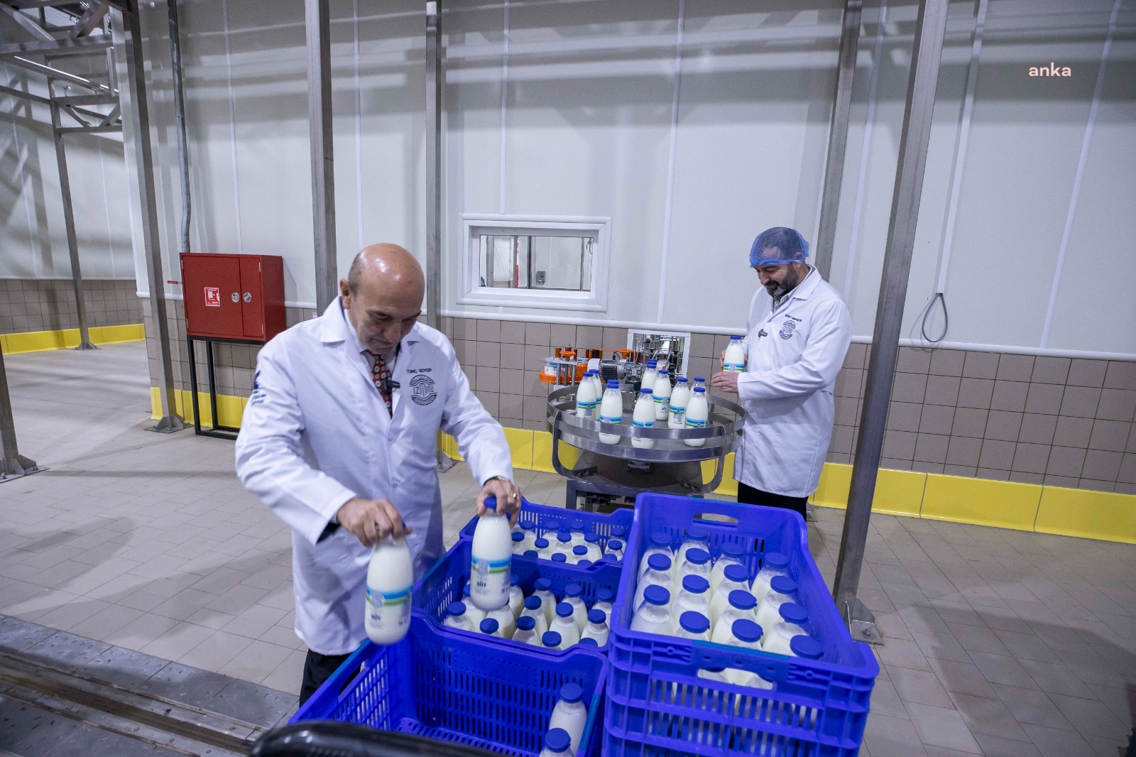 BAYINDIR SÜT İŞLEME FABRİKASI’NDA TEST ÜRETİMİ BAŞLADI