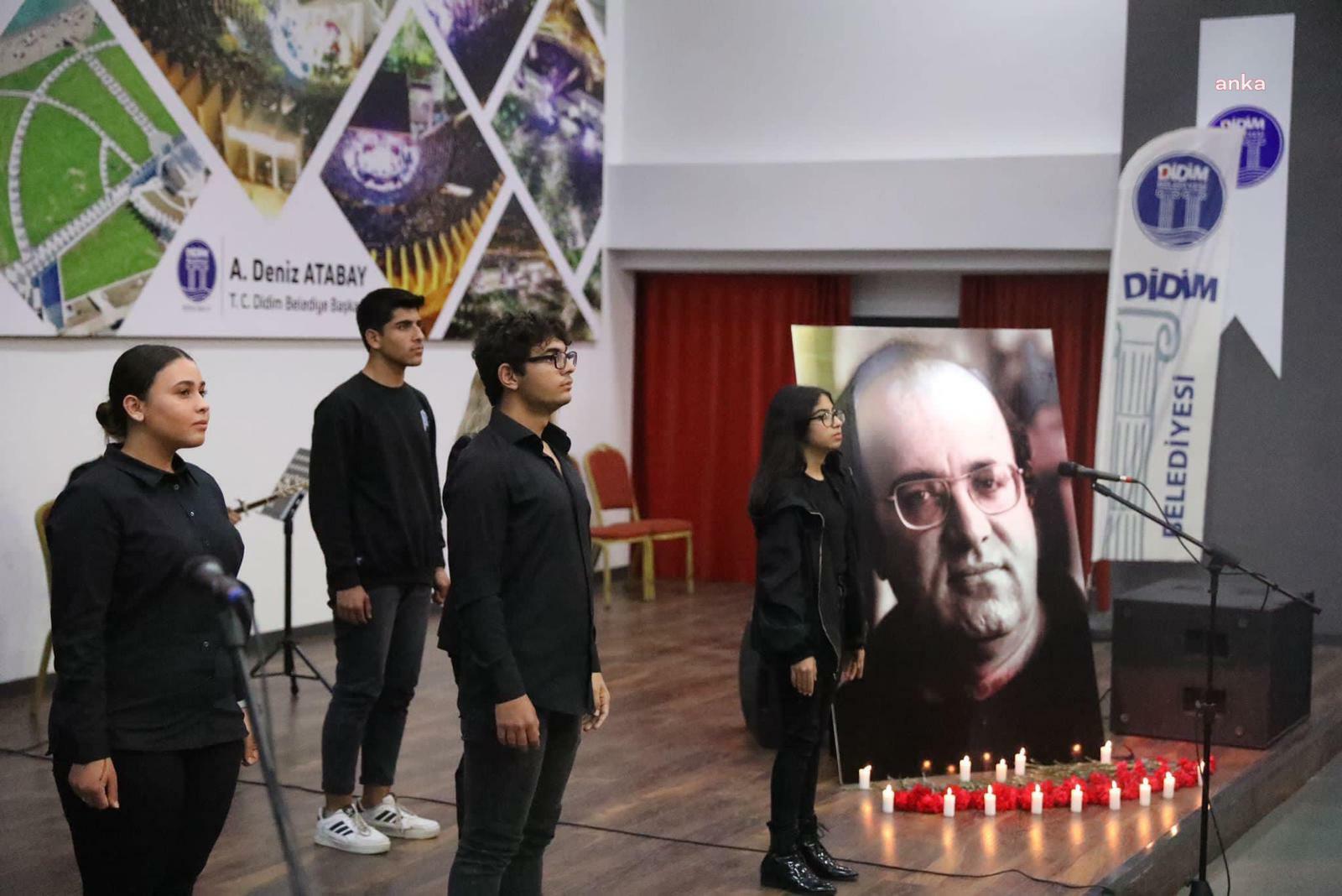 UĞUR MUMCU, DİDİM’DE ANILDI