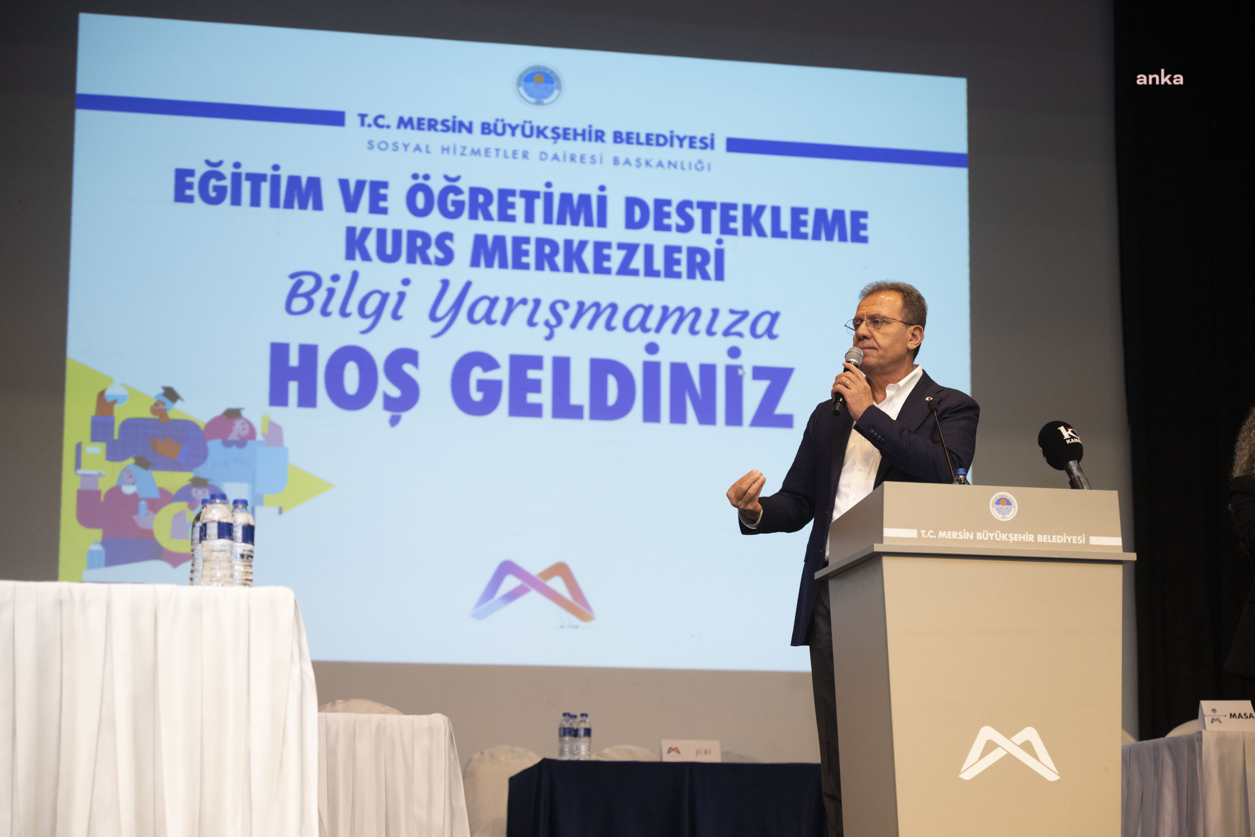 MERSİN BÜYÜKŞEHİR BELEDİYE BAŞKANI SEÇER, ÖĞRENCİLERİN YARIŞMA HEYECANINA ORTAK OLDU