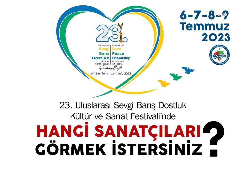 KDZ. EREĞLİ BELEDİYESİ’NİN FESTİVALİNDE ‘HANGİ SANATÇILARI GÖRMEK İSTERSİNİZ’ ANKETİ