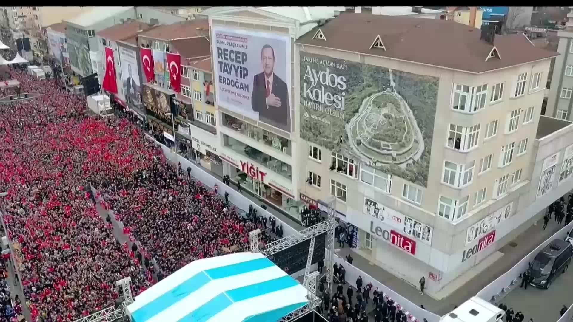 ERDOĞAN: 14 HAZİRAN YENİDEN BİR UYANIŞ OLACAK. YENİDEN BİR DİRİLİŞ OLACAK