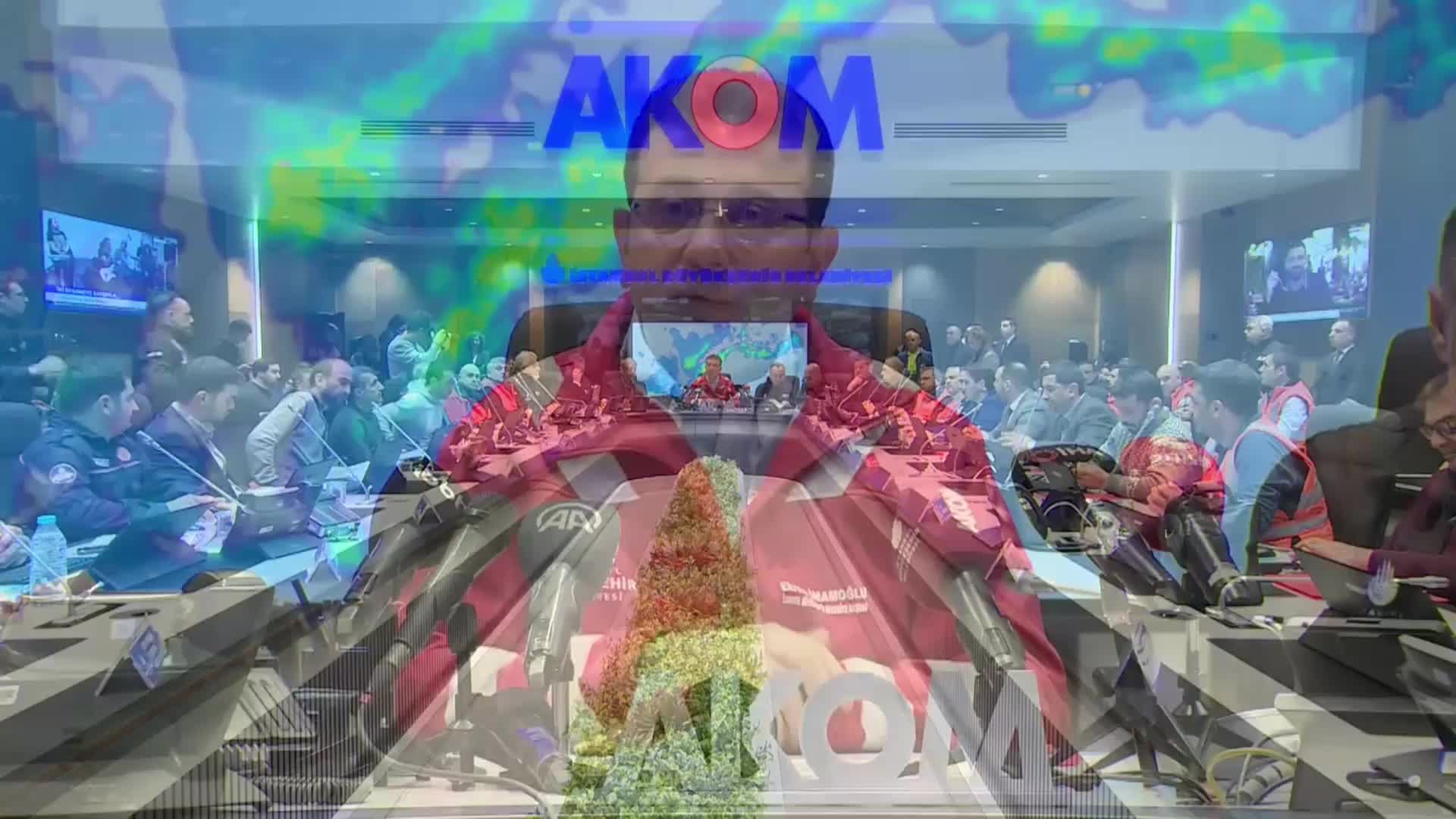 İMAMOĞLU, FIRTINA VE KAR YAĞIŞI ÖNCESİNDE AKOM’DA İSTANBULLULARI BİLGİLENDİRDİ: "10 BİN PERSONEL, 2 BİN 275 ARAÇ VE İŞ EKİPMANI İLE SAHADAYIZ"