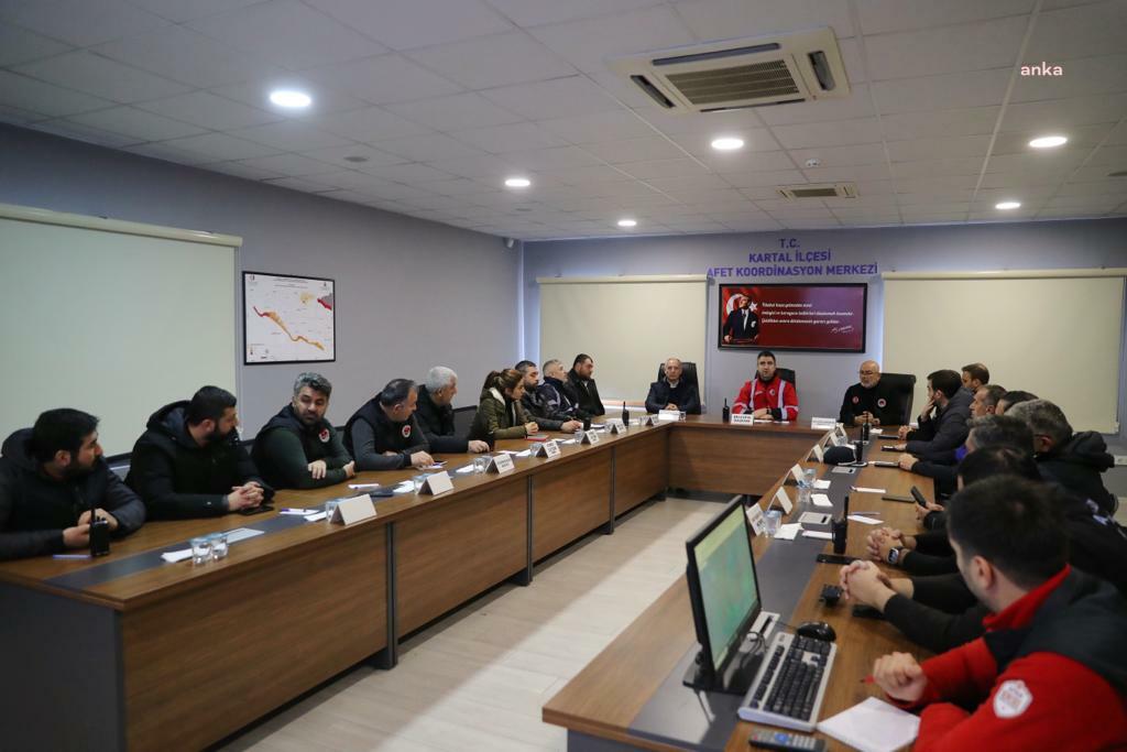 KARTAL BELEDİYESİ OLASI KAR YAĞIŞINA KARŞI TEYAKKUZDA
