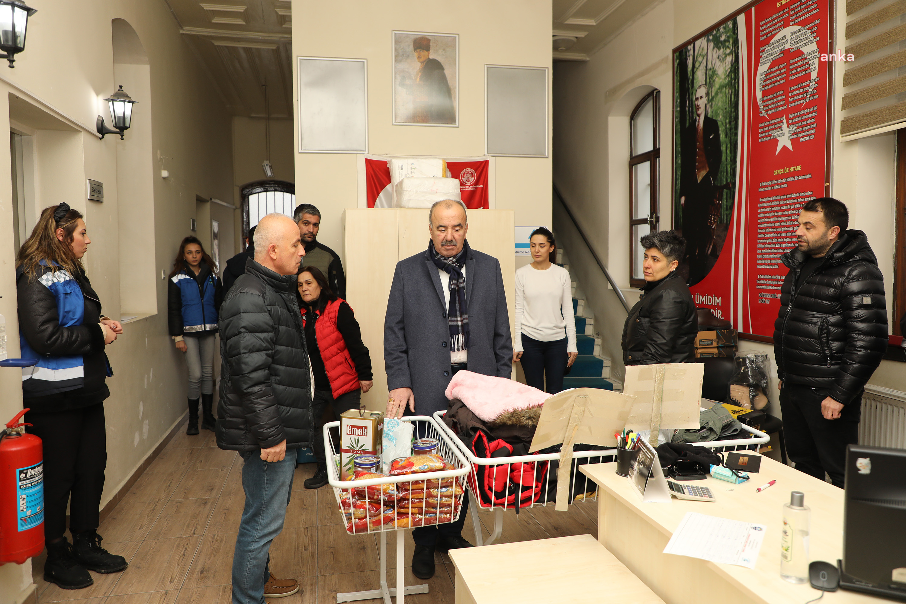 BURSA MUDANYA BELEDİYESİ’NDEN AFET YARDIM KAMPANYASI