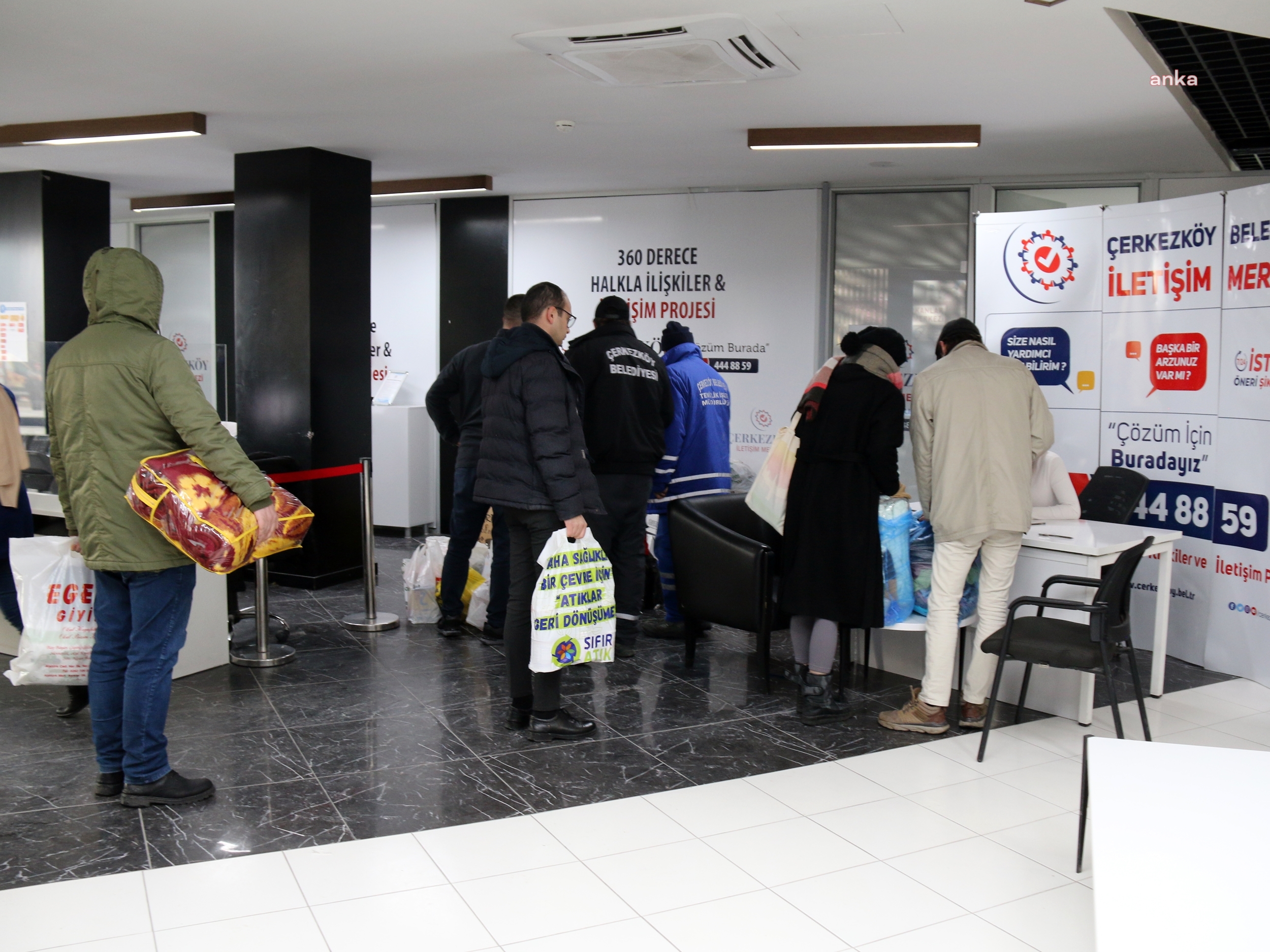 TEKİRDAĞ ÇERKEZKÖY BELEDİYESİ, DEPREMZEDELER İÇİN YARDIM KAMPANYASI BAŞLATTI