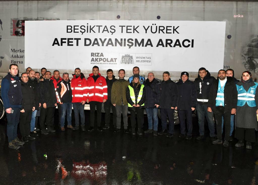 BEŞİKTAŞ’IN YARDIM TIRLARI, DEPREM BÖLGESİNE DOĞRU YOLA ÇIKTI