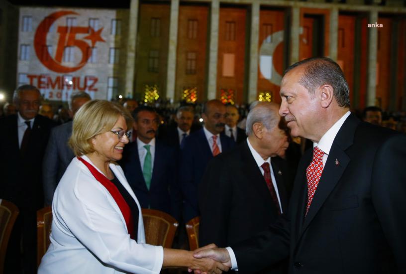 CUMHURBAŞKANI ERDOĞAN, ESKİ BAŞBAKAN ÇİLLER İLE GÖRÜŞTÜ