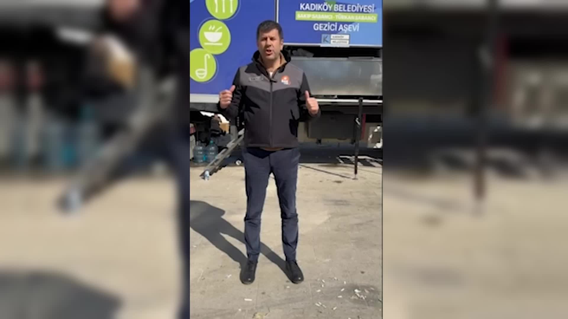 KADIKÖY BELEDİYE BAŞKANI ODABAŞI, AFET BÖLGESİNDE