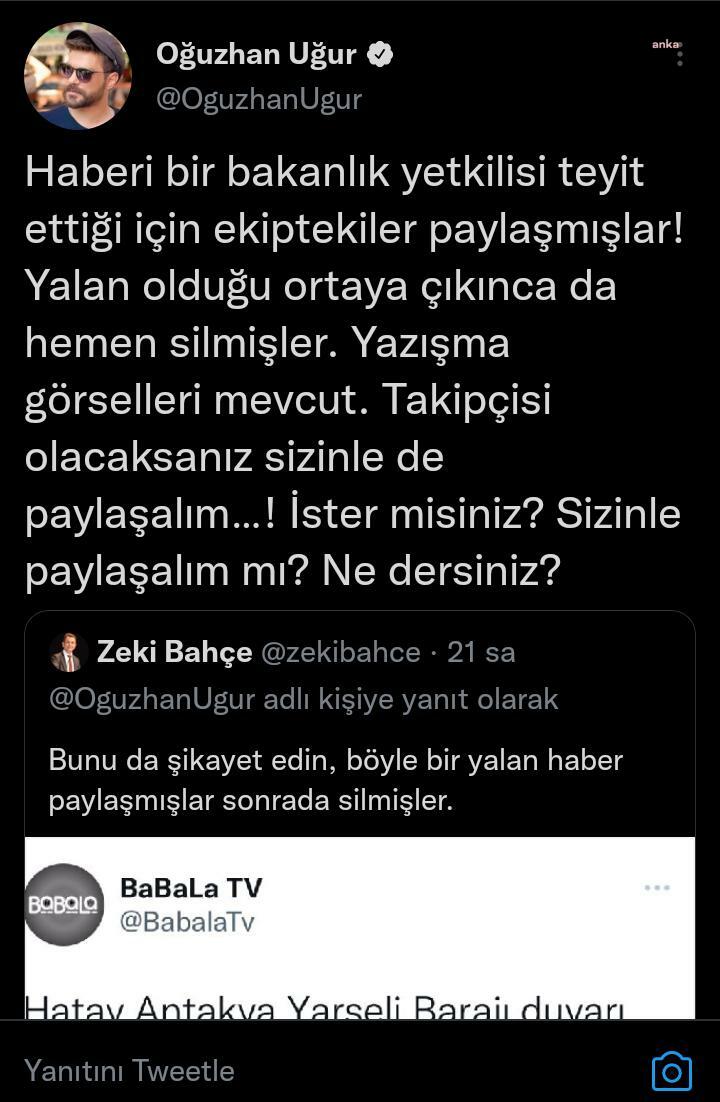 BABALA TV SAHİBİ OĞUZHAN UĞUR HAKKINDA "DEZENFORMASYON YASASI" SORUŞTURMASI BAŞLATILDI