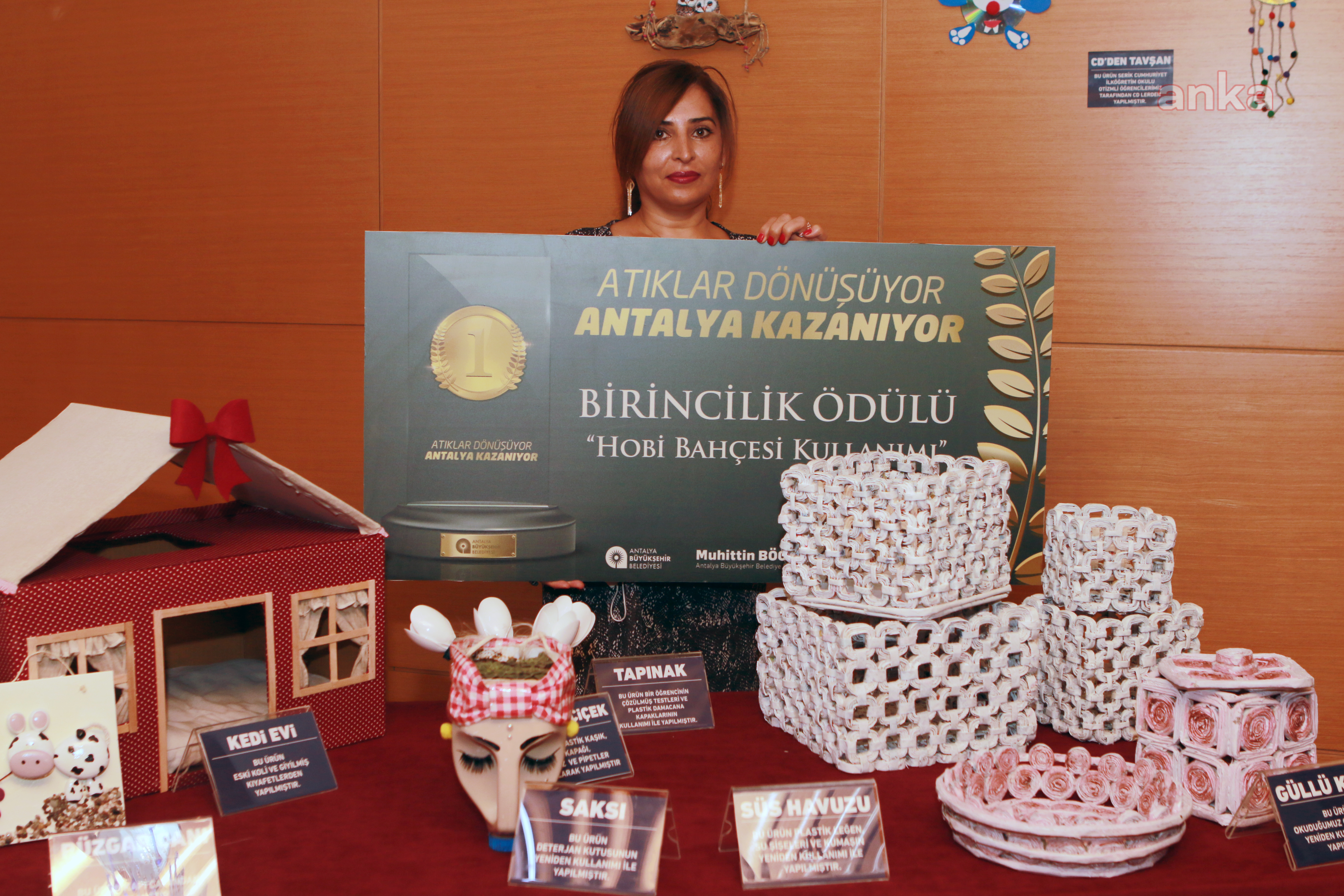 ANTALYA BÜYÜKŞEHİR'İN "ATIKLAR DÖNÜŞÜYOR" YARIŞMASI SONUÇLANDI