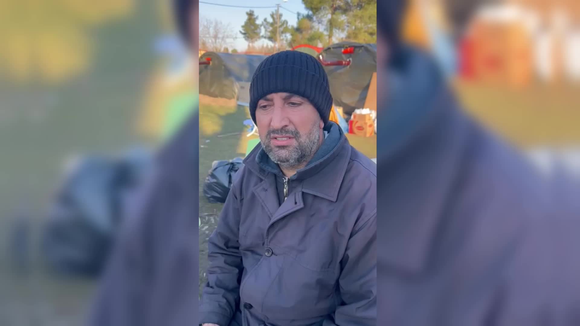 HÜSEYİN YILDIZ: "BAZI YERLERDE ÇADIRLAR KURULMUŞ AMA ÜZÜLEREK SÖYLÜYORUM KIŞ ÇADIRLARI DEĞİL"