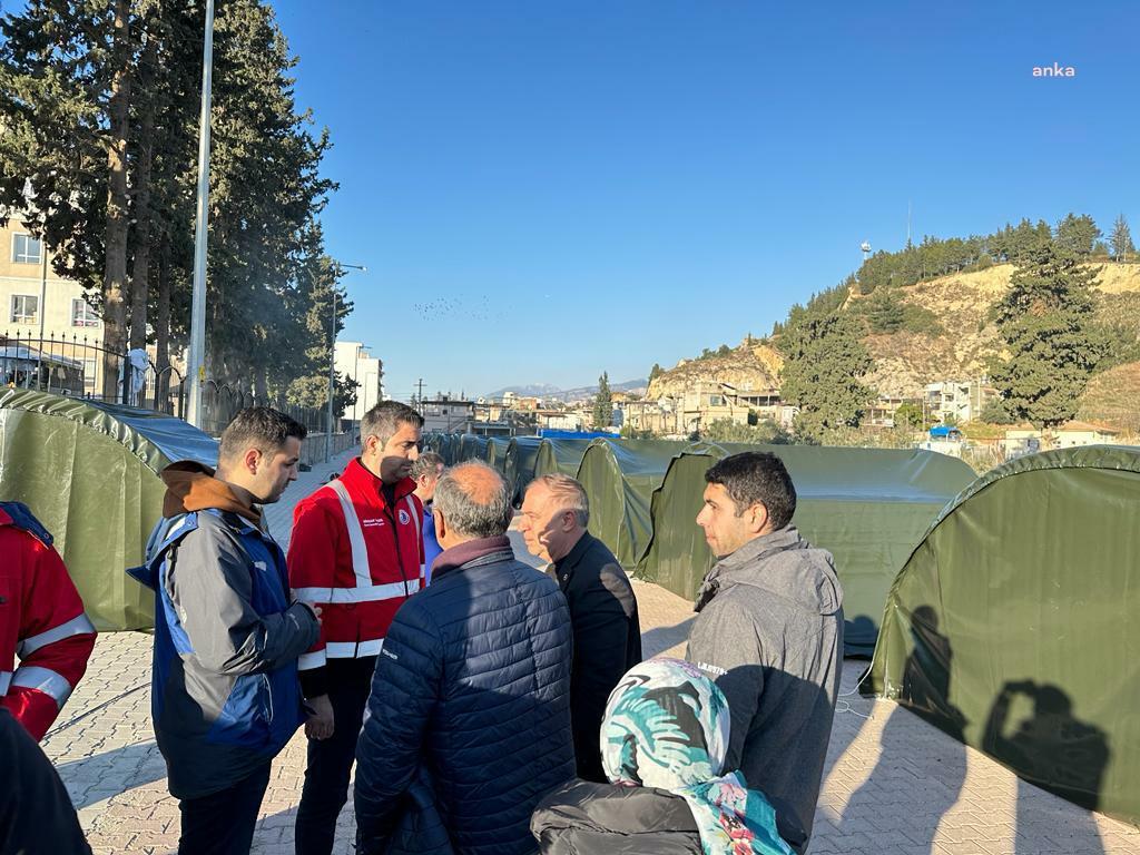 İSTANBUL KARTAL BELEDİYE BAŞKANI GÖKHAN YÜKSEL, AFET BÖLGESİ HATAY’DA