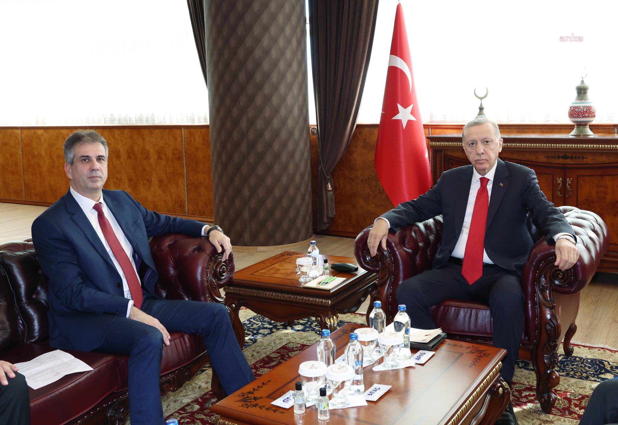 CUMHURBAŞKANI ERDOĞAN, İSRAİL DIŞİŞLERİ BAKANI COHEN’İ KABUL ETTİ