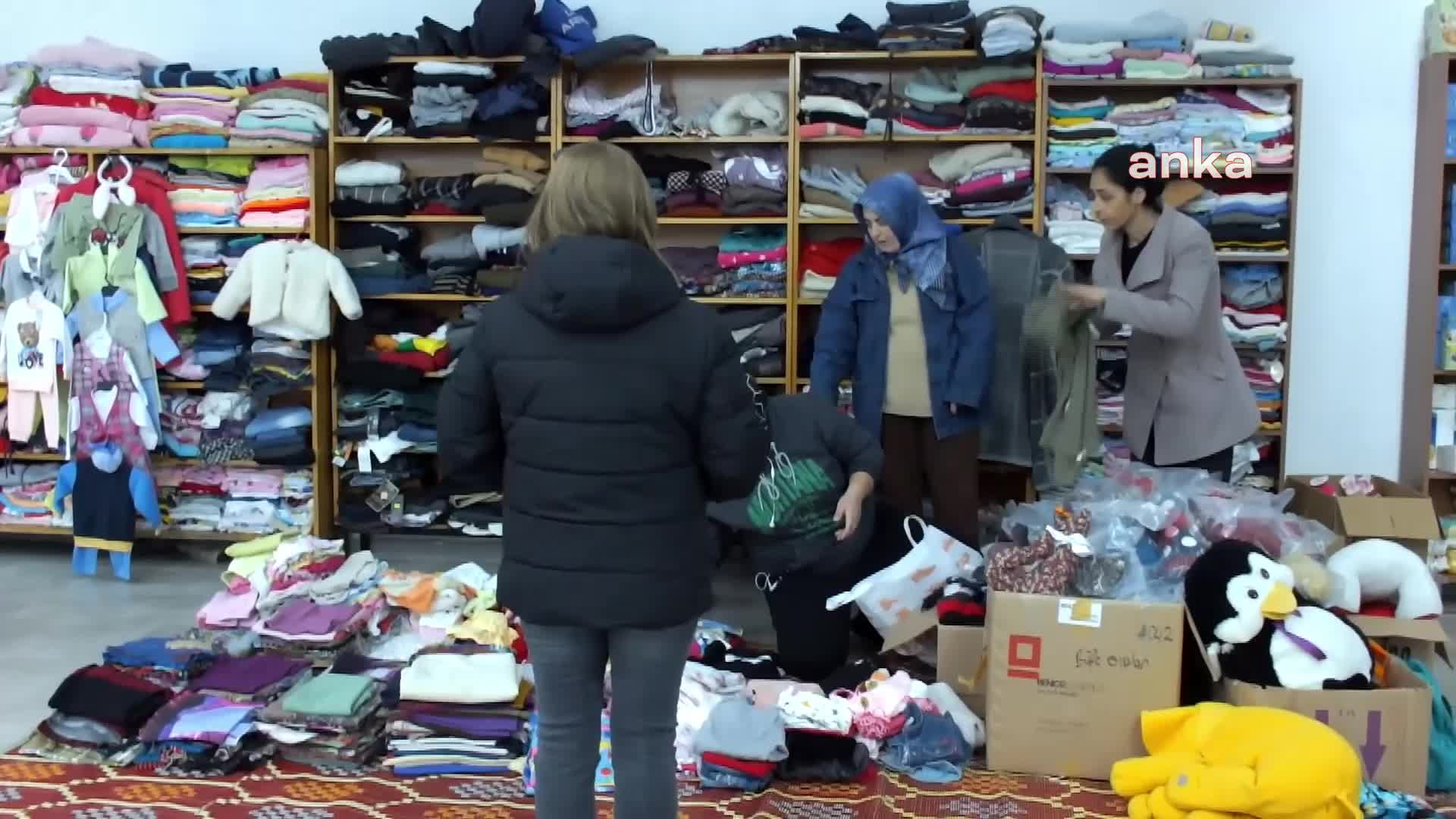BURHANİYE' DE DEPREMZEDELER İÇİN SOSYAL MARKET KURULDU
