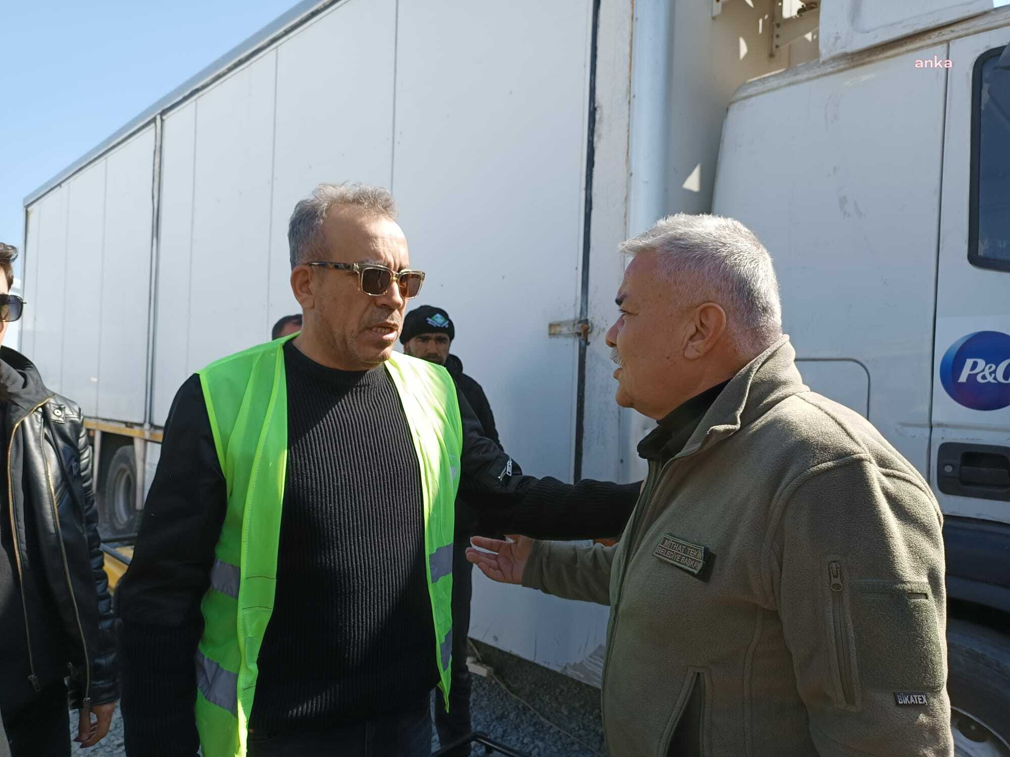 TORBALI BELEDİYE BAŞKANI TEKİN DEPREM BÖLGESİNDE
