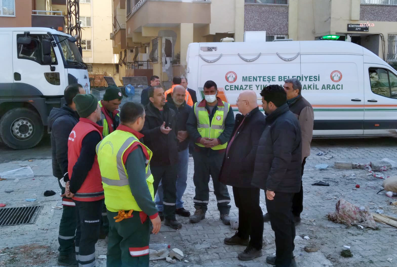 MUĞLA - MENTEŞE BELEDİYE BAŞKANI GÜMÜŞ, DEPREM BÖLGESİ HATAY’DA