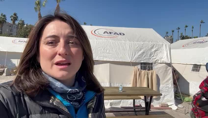 AYSU BANKOĞLU, DEPREM BÖLGESİ İSKENDERUN’DA: SU SORUNUNUN, TEMİZLİK SORUNUNUN ACİLEN ÇÖZÜLMESİ GEREKİYOR