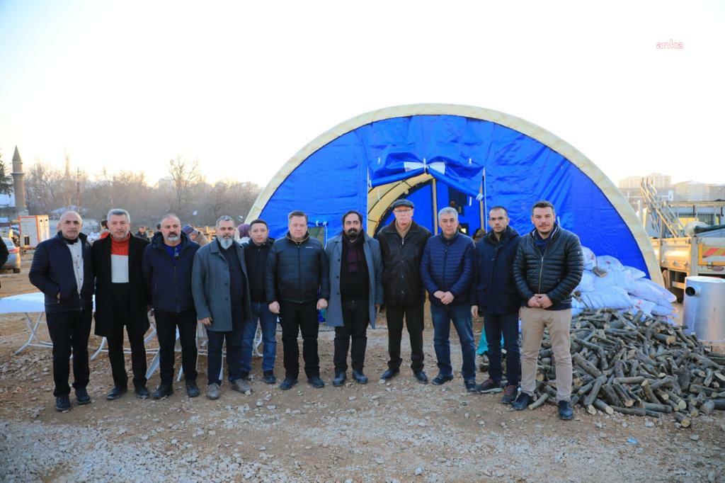 ODUNPAZARI BELEDİYE BAŞKANI KAZIM KURT, DEPREM BÖLGESİ HATAY’DA