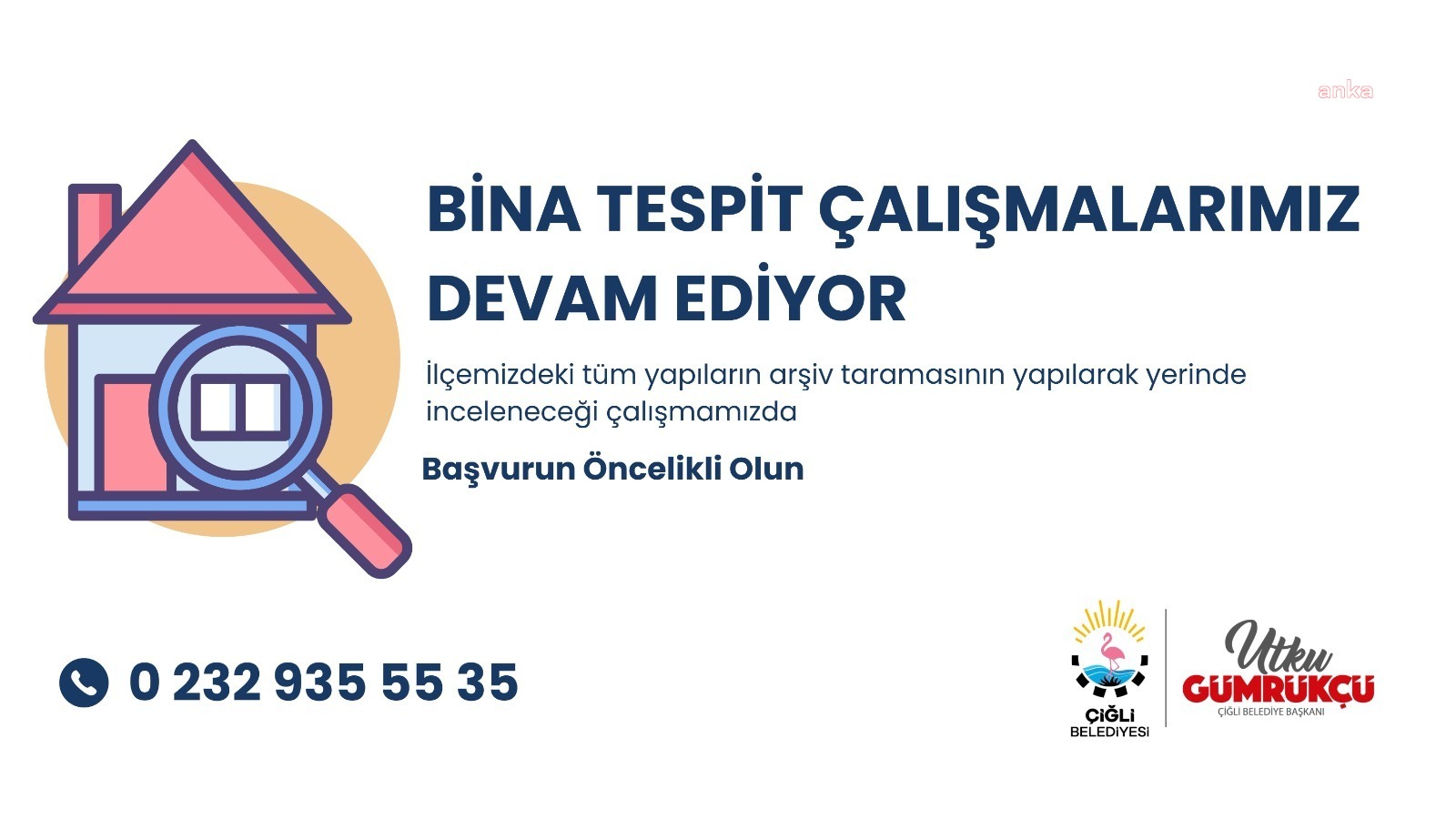 ÇİĞLİ'DE BİNA TESPİT ÇALIŞMALARI DEVAM EDİYOR