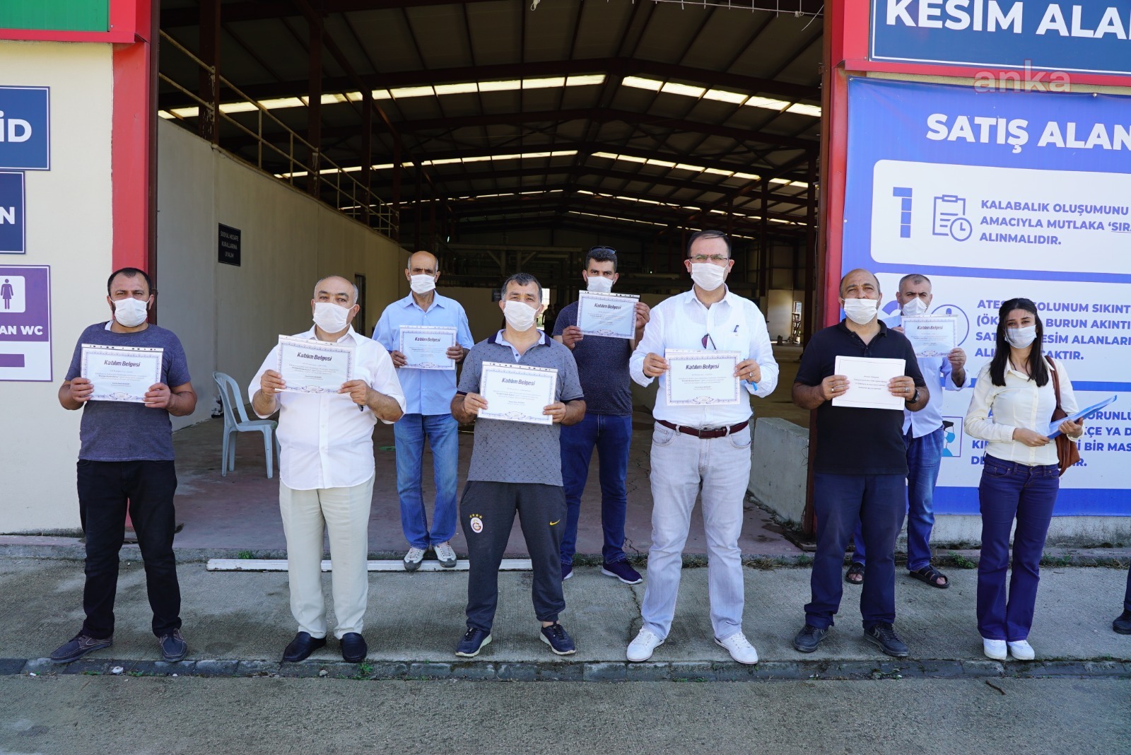 ESENYURT’UN YENİ KASAPLARI SERTİFİKALARINI ALDI