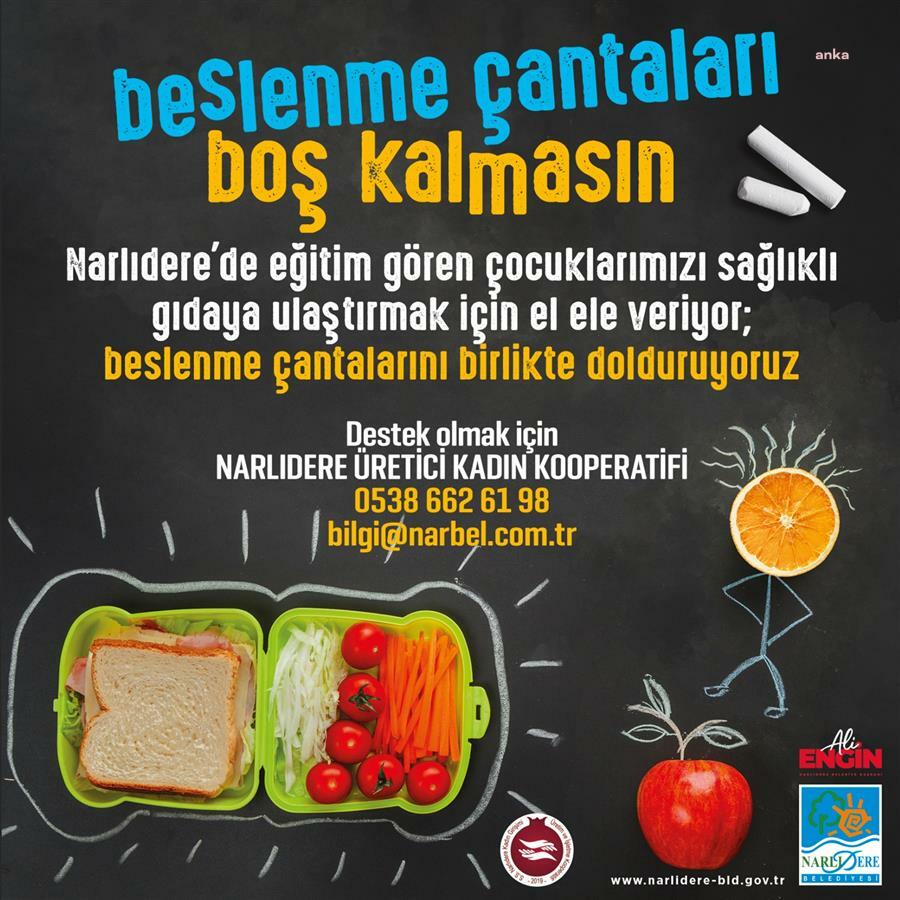 OKULLAR AÇILDI, NARLIDERE’DE BESLENME DESTEĞİ BAŞLADI