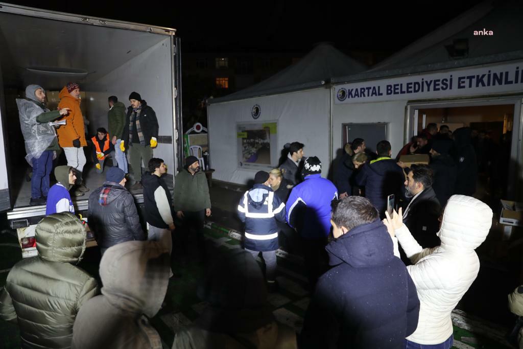 KARTAL BELEDİYESİ’NDEN DEPREM SEFERBERLİĞİ