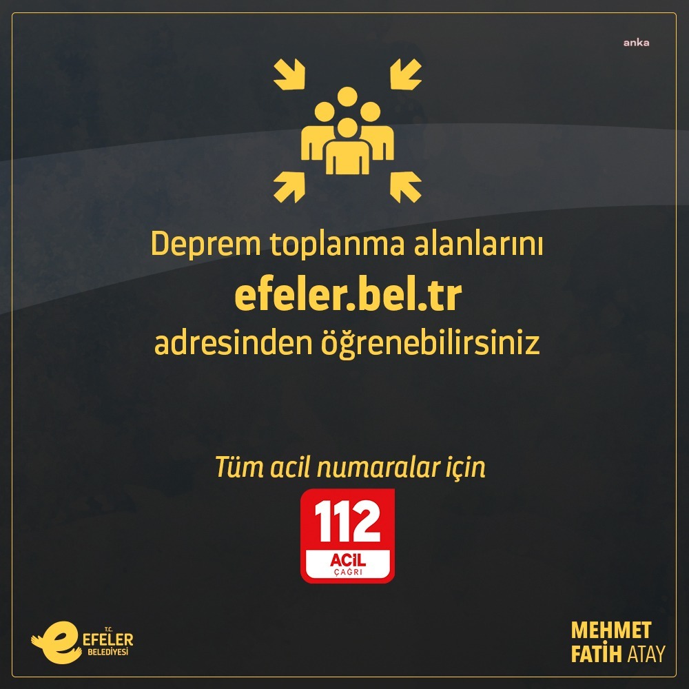 EFELER BELEDİYESİ’NDEN DEPREM BİLİNCİNİ ARTIRMAK İÇİN PAYLAŞIM