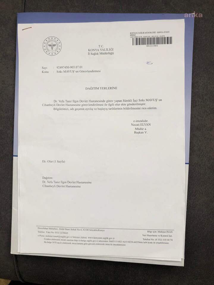 ÇAVUŞÇUGÖL KÖYLÜSÜ EYLEMLERİN ARDINDAN ‘SÜRGÜN’ EDİLDİ