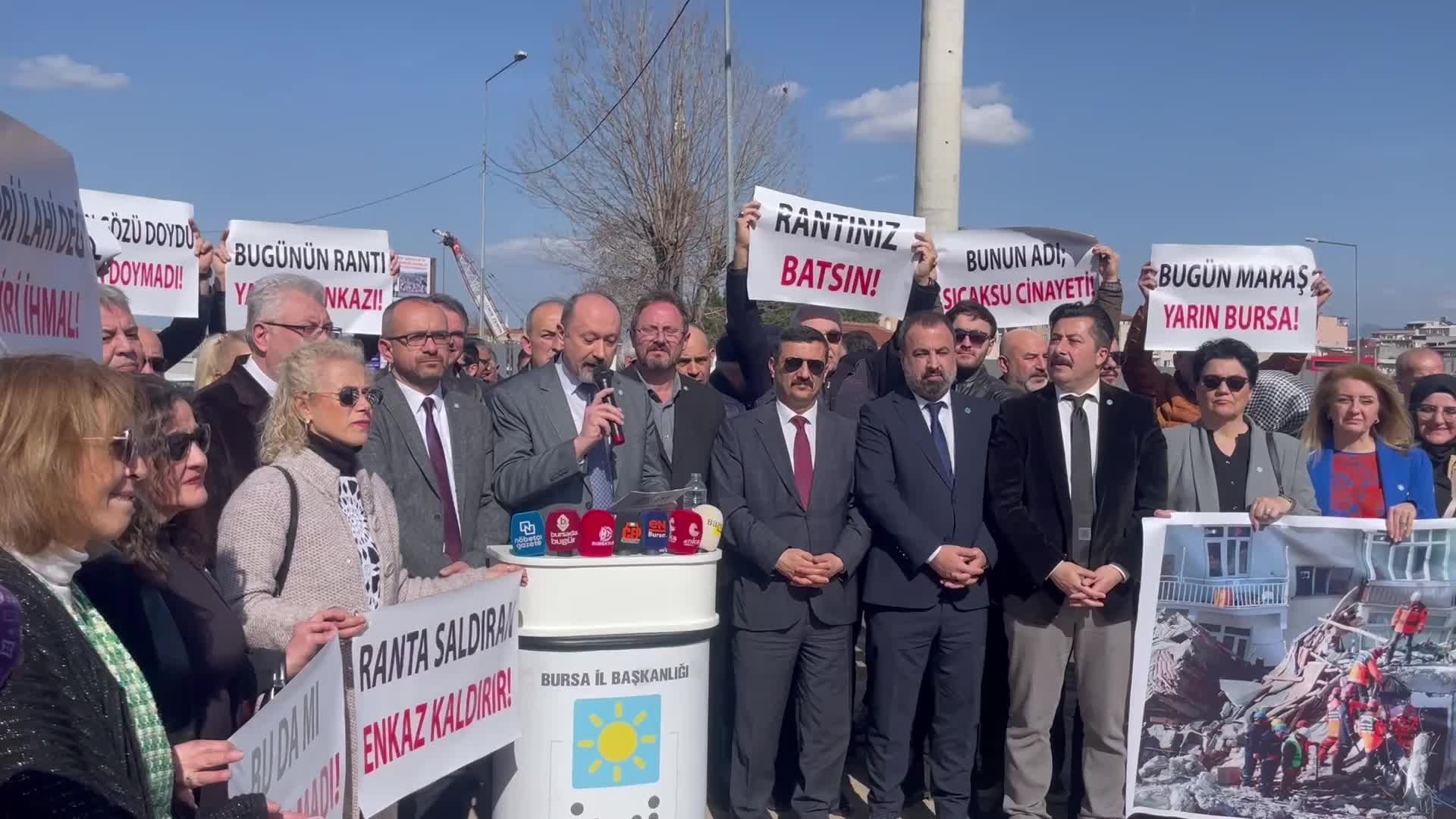 İYİ PARTİ’DEN BURSA BÜYÜKŞEHİR BELEDİYESİ’NE ÇAĞRI: "FELAKETLERDEN DERS ALIN VE TABAKHANELER BÖLGESİNDEKİ İNŞAATLARI DERHAL DURDURUN"