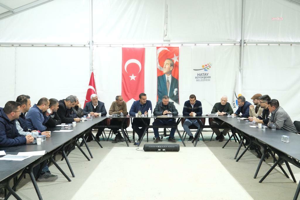 CHP HATAY İL BAŞKANI HAKAN TİRYAKİ: KENDİ YARALARIMIZI SARIYORUZ