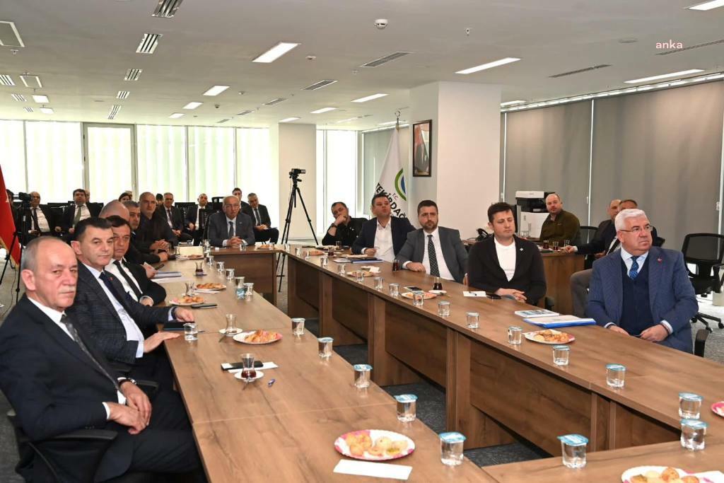 TEKİRDAĞ BÜYÜKŞEHİR BELEDİYESİ'NDEN DEPREM GÜVENLİĞİ TOPLANTISI