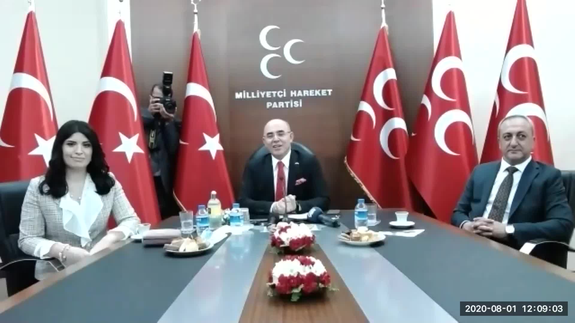 CHP VE MHP VİDEO KONFERANS YÖNTEMİ İLE BAYRAMLAŞTI