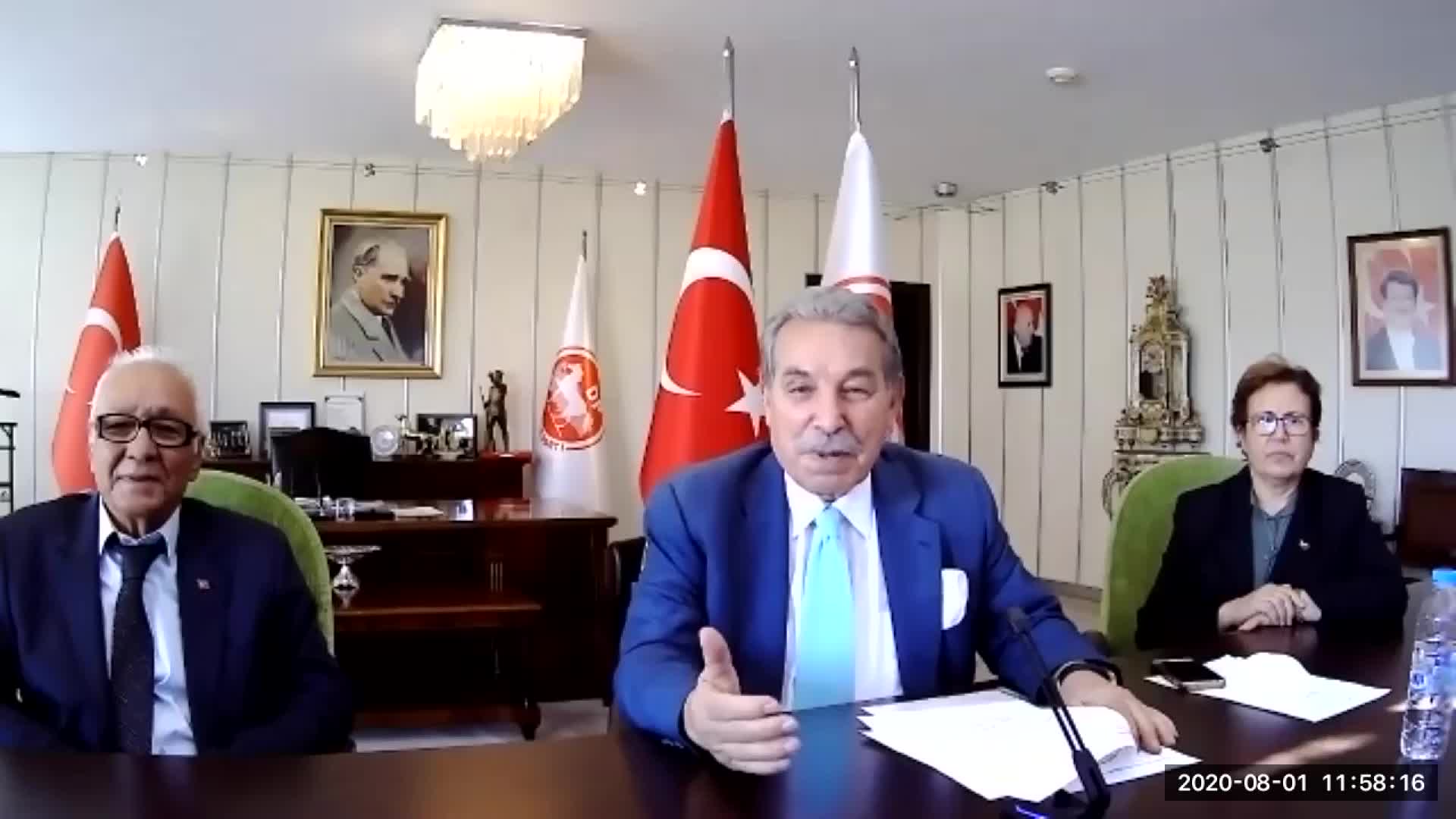 CHP VE DP VİDEO KONFERANS YÖNTEMİ İLE BAYRAMLAŞTI