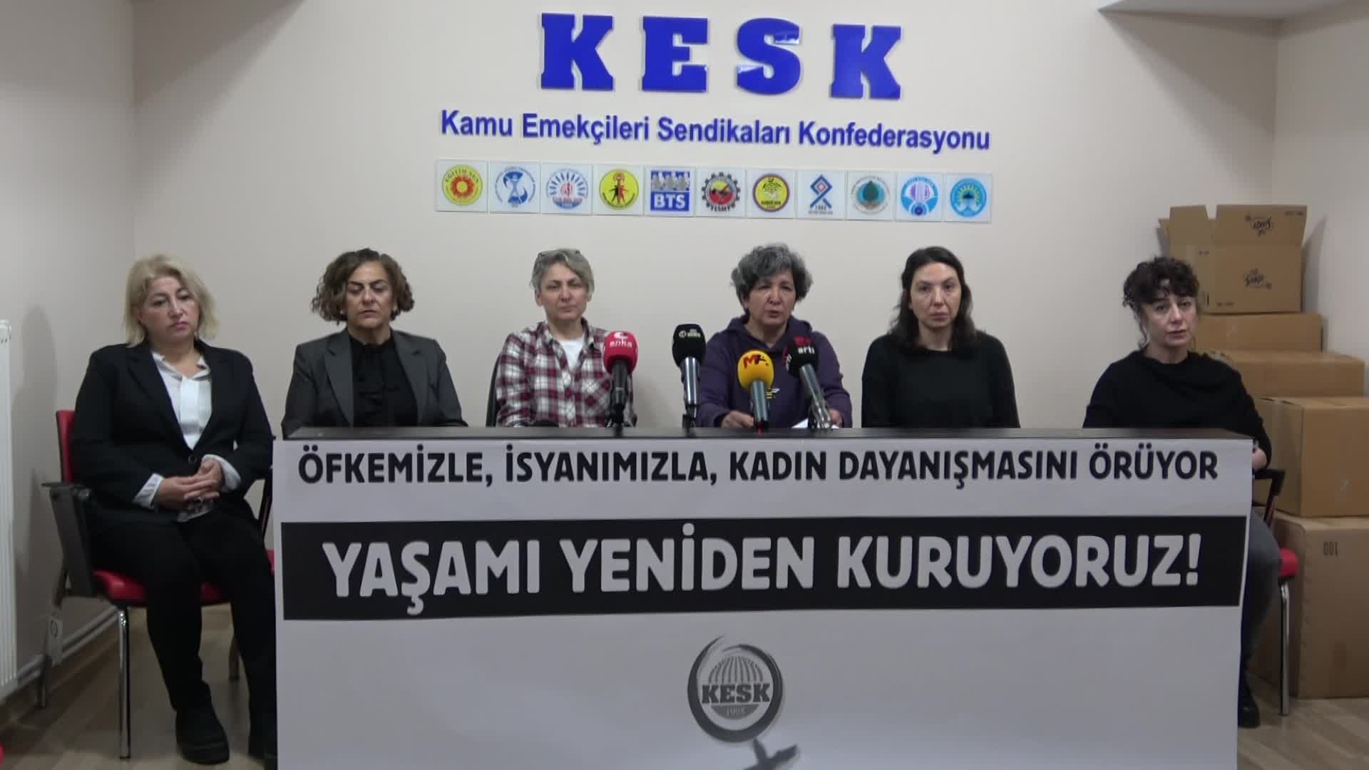 KESK KADIN SEKRETERİ DÖNE GEVHER: "DEPREM BÖLGELERİNDE KADINDAN KADINA DAYANIŞMAYI ÖRÜYORUZ, 8 MART’TA DA İKTİDARIN PATRİYARKAL POLİTİKALARINA KARŞI ALANLARDA OLACAĞIZ"