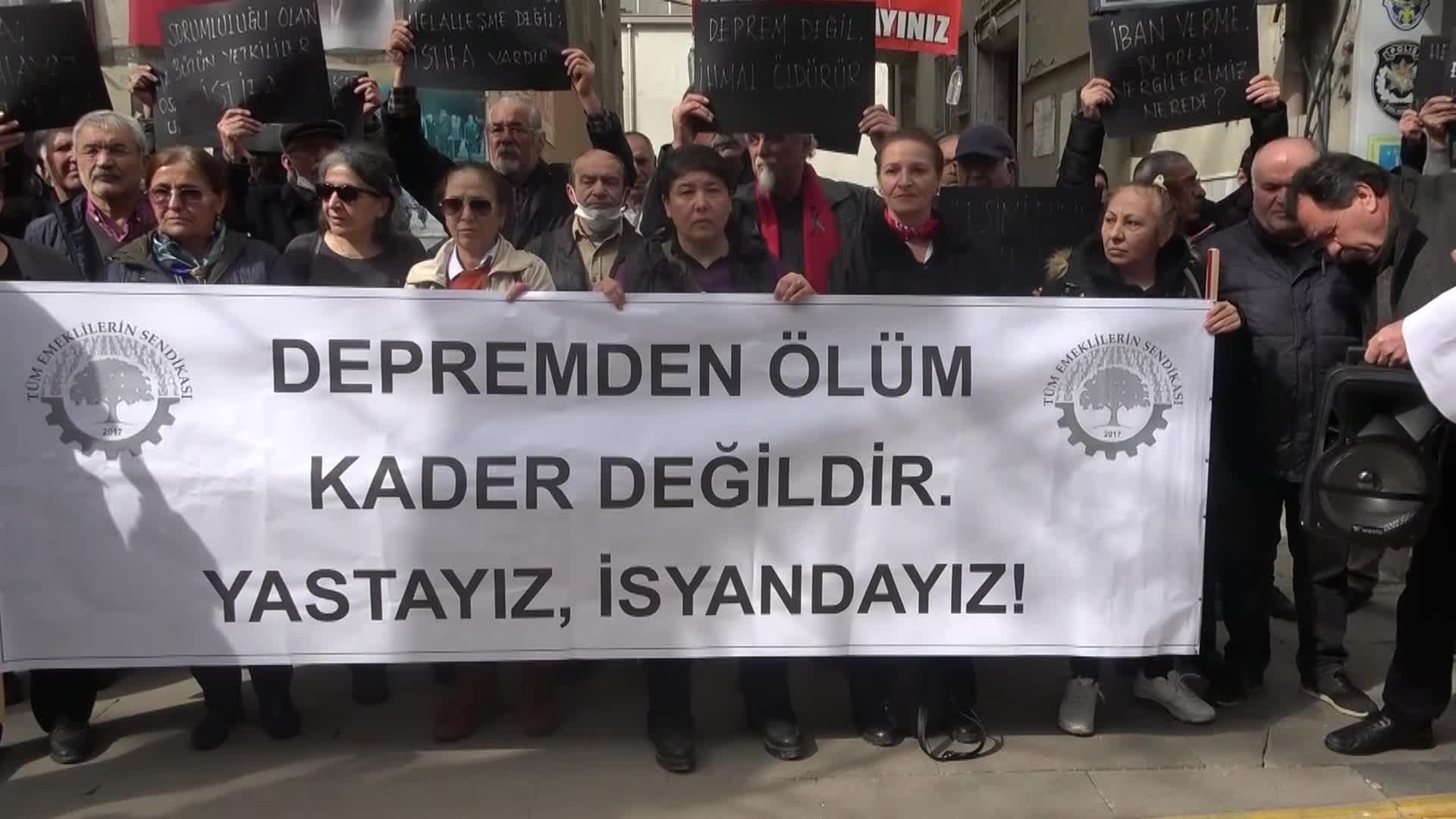 TÜM EMEKLİLERİN SENDİKASI ÜYESİ HAYDAR PINARBAŞI: “DEPREMLERDE ÖLMEK İSTEMİYORUZ. ALIN TERİMİZİ BU ÜLKEYE VERMİŞ OLAN EMEKLİLER OLARAK BU ÜLKEDE GÜVENDE HUZUR İÇİNDE YAŞAMAYI İSTİYORUZ”
