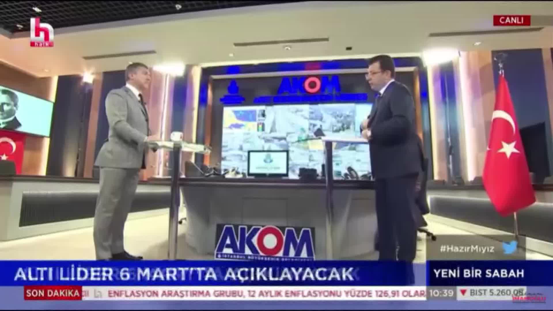 İMAMOĞLU: BU MASA AYRILIK MASASI DEĞİL. ALTILI MASA’DAN BİR EKSİLMEMELİ İKİ EKSİLMEMELİ. BİR FERAGAT GEREKİYORSA O GENEL BAŞKANIMIZ KILIÇDAROĞLU VE ÇOK SEVGİLİ AKŞENER'DE VARDIR