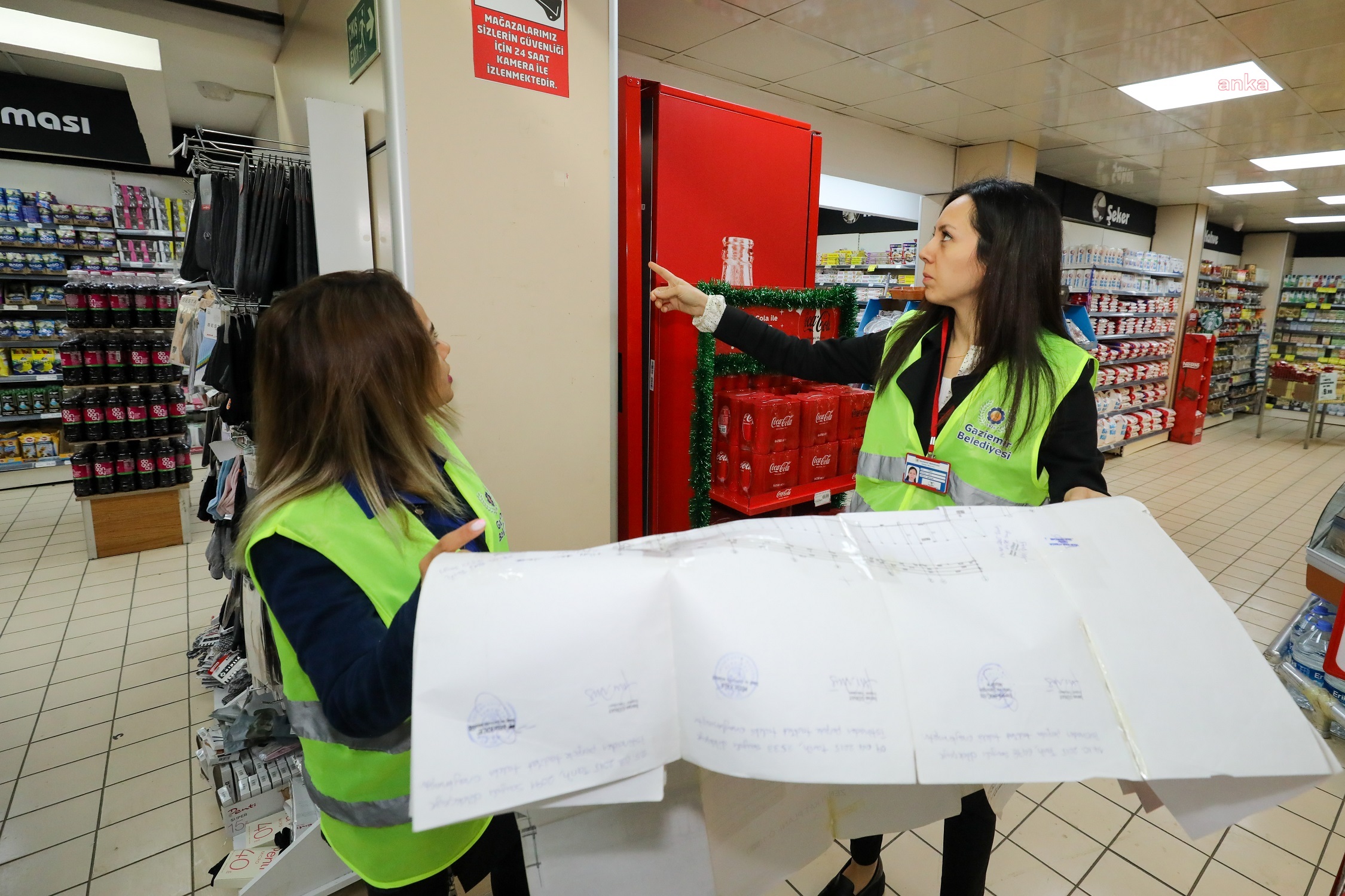 GAZİEMİR BELEDİYESİ, 70 ALIŞVERİŞ MERKEZİNDE KOLON DENETİMİ YAPTI