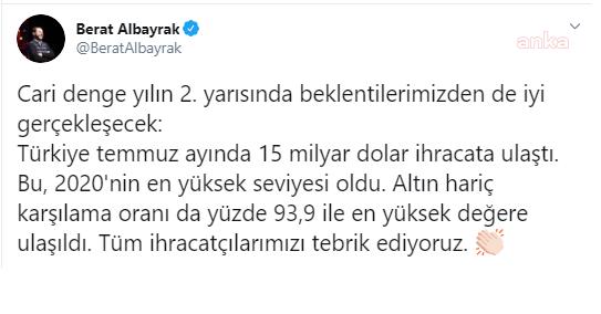 BERAT ALBAYRAK: YAPISAL ADIMLARI KARARLILIKLA SÜRDÜRMEYE DEVAM EDECEĞİZ