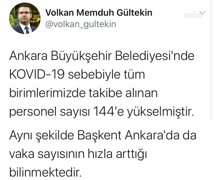 ABB’DE KORONA NEDENİYLE TAKİBE ALINAN PERSONEL 144’E YÜKSELDİ
