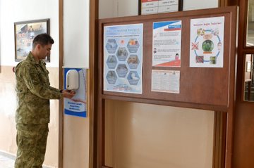 MSB: BİRLİKLERDE DEZENFEKTE İŞLEMLERİ HASSASİYETLE UYGULANIYOR