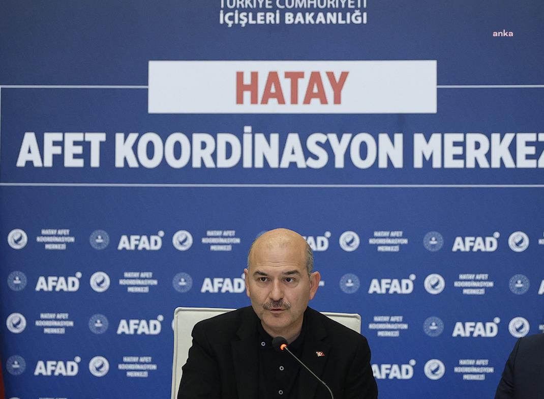 SOYLU: “ENKAZLARDA, HASTANELERDE HAYATINI KAYBEDEN VATANDAŞIMIZIN, DEPREMZEDELERİMİZİN SAYISI 45 BİN 968”
