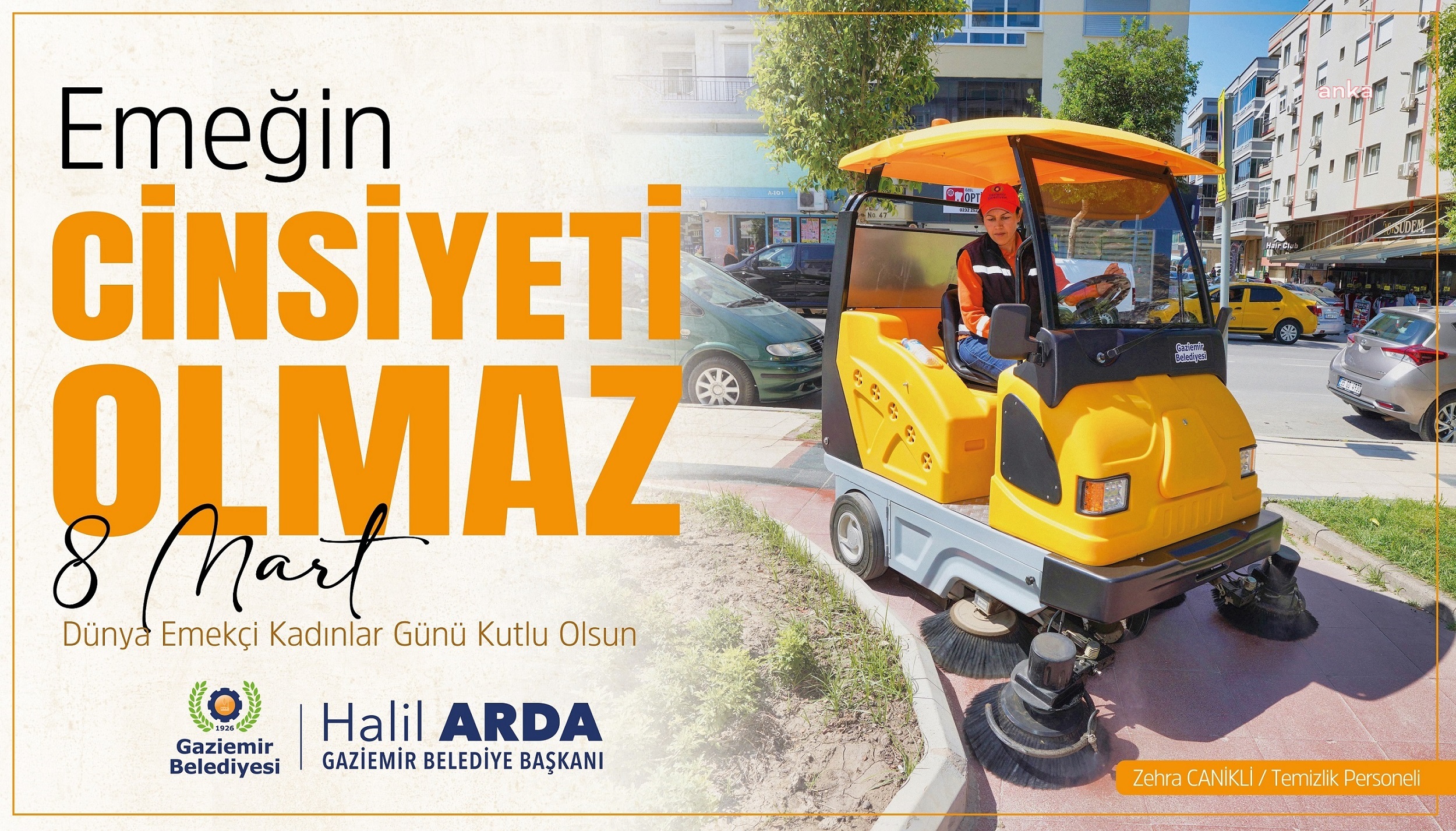 GAZİEMİR BELEDİYESİ’NDEN ‘EMEKÇİ KADINLAR GÜNÜ’NE ÖZEL ÇALIŞMA