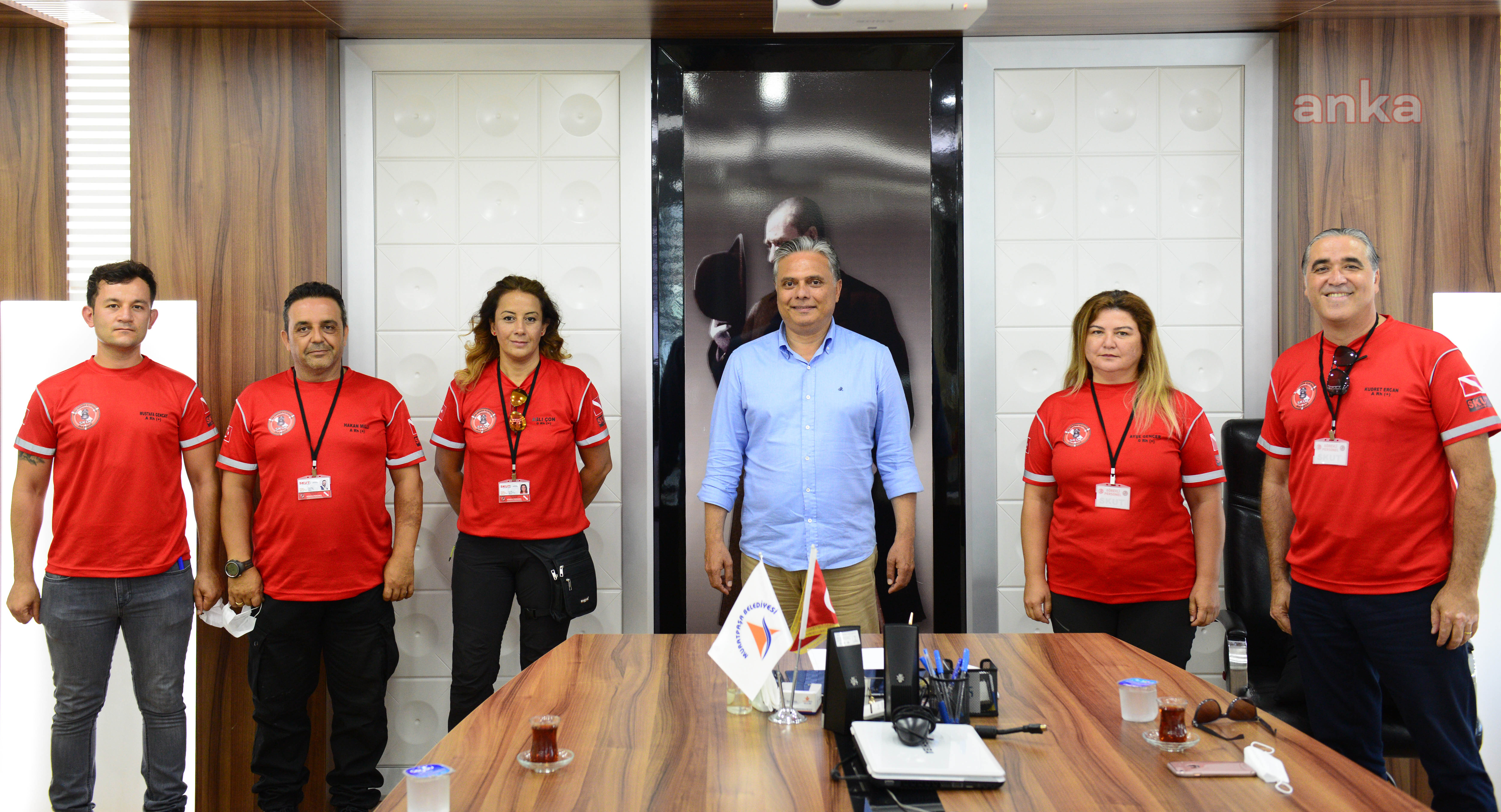 SKUT'TAN MURATPAŞA BELEDİYE BAŞKANI UYSAL'A ZİYARET