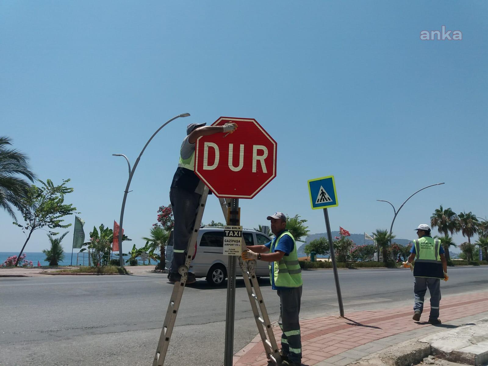 ALANYA'DA TRAFİK SİNYALİZASYON ÇALIŞMALARI DEVAM EDİYOR