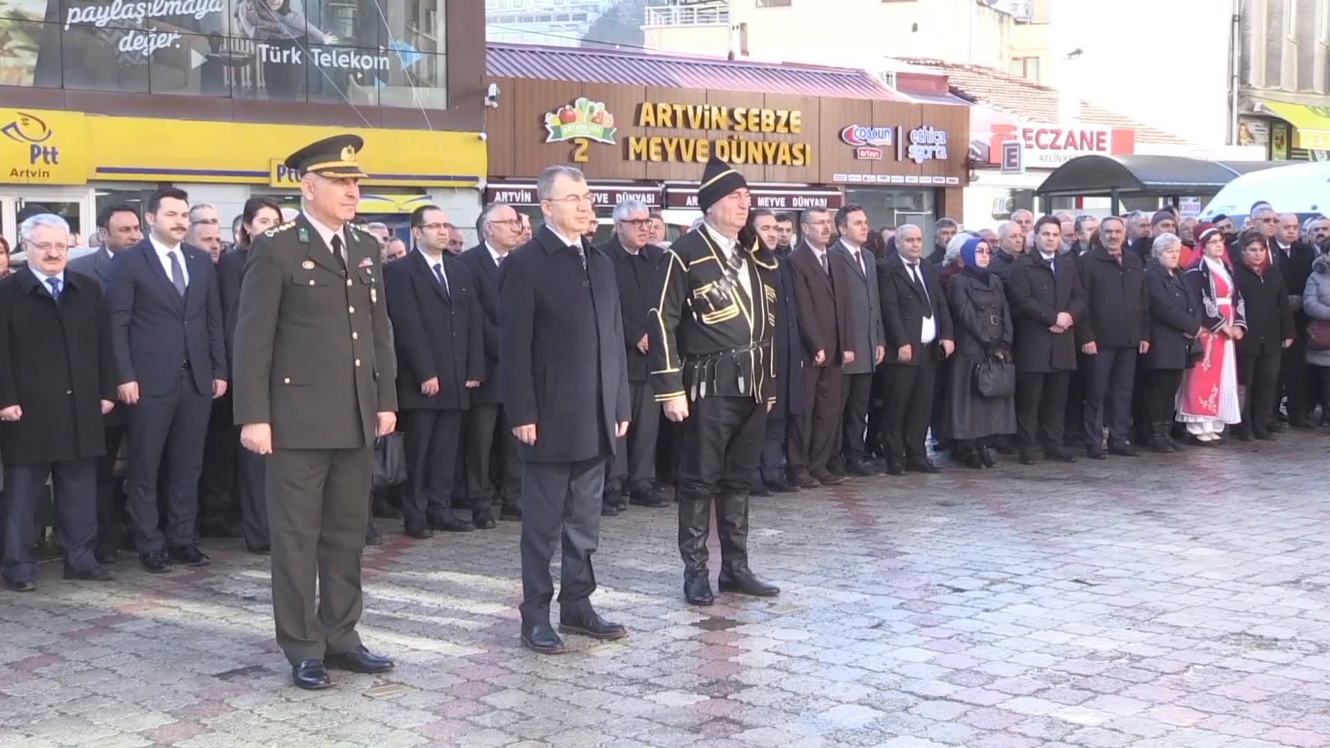 ARTVİN'İN DÜŞMAN İŞGALİNDEN KURTULUŞUNUN 102. YIL DÖNÜMÜ KUTLANDI