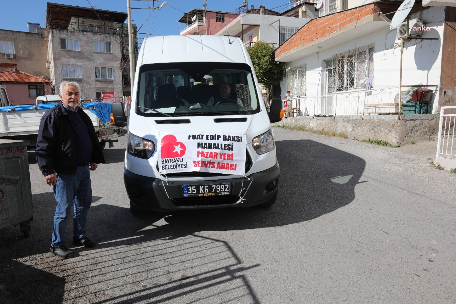 BAYRAKLI BELEDİYESİ,  FUAT EDİP BAKSI PAZARI’NA ÜCRETSİZ SERVİS HİZMETİ BAŞLATTI