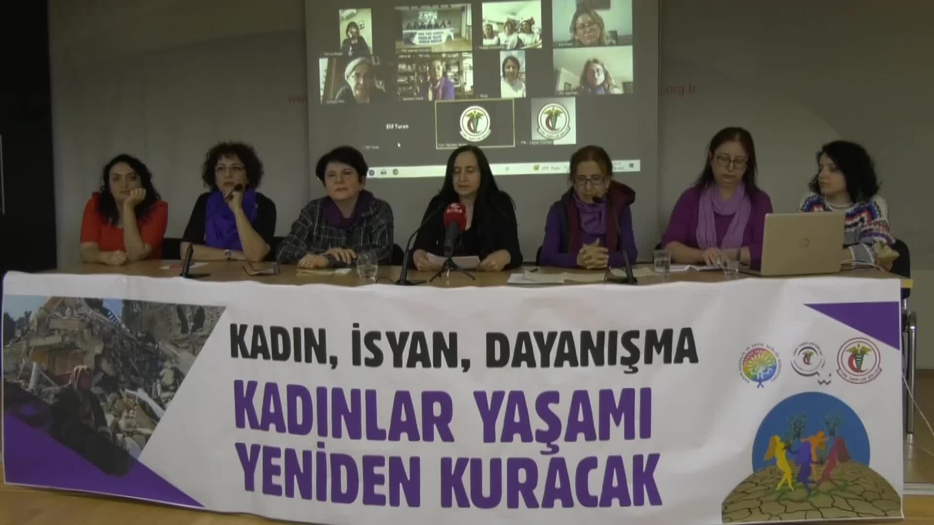 TTB: DEPREM BÖLGESİNDE KADINLAR İÇİN DÜŞÜNÜLMEMİŞ, GÜVENLİKLİ OLMAYAN YERLEŞİM ALANLARI, KADINLARI ŞİDDET VE İSTİSMARA AÇIK HALE GETİRİYOR